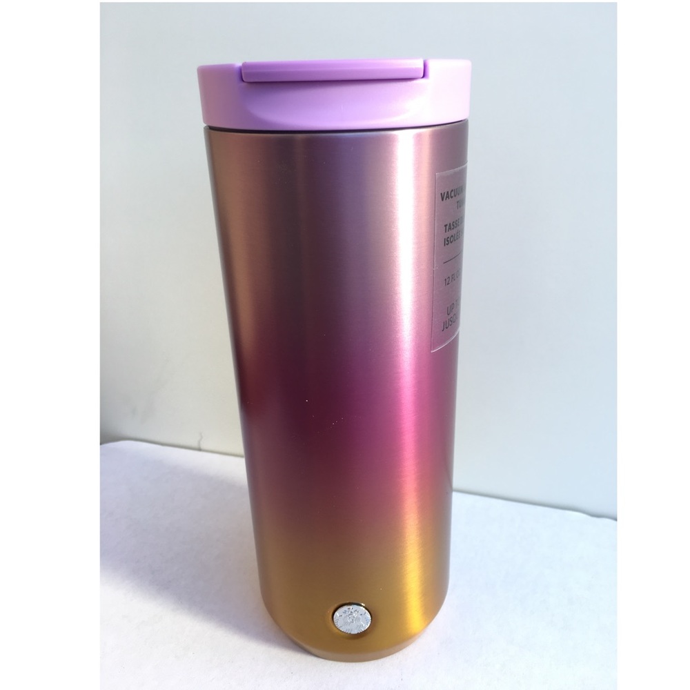 Starbucks Ombre 2022 Vacuum Insulated Tumbler Mug Cup Lavender Gold 12oz